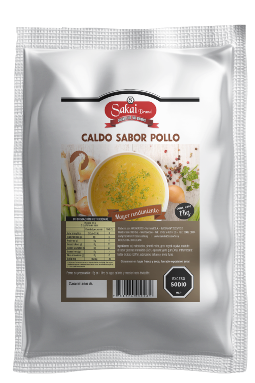 CALDOS SAKAI sabor pollo